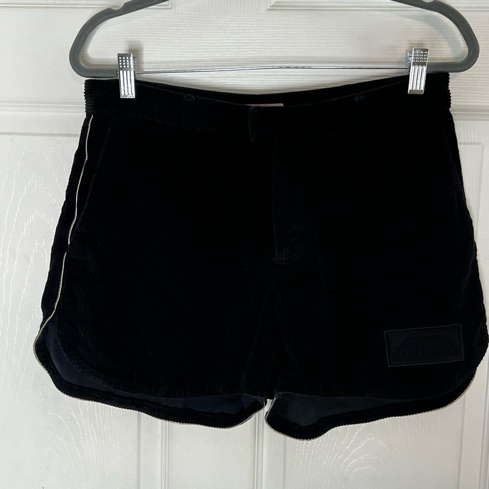 Palm Angels Black Corduroy Shorts Sz M